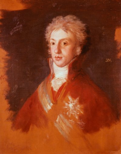 弗朗西斯科-德-戈雅（1746-1828）的《路易吉-迪-博尔博内-帕尔马肖像》，《查理四世家族研究》。 作者 弗朗西斯科·何塞·德·戈雅 y Lucientes