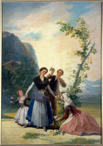 弗朗西斯科·德·戈雅 (Francisco de Goya) (1746-1828) 19 世纪的春季绘画。 暗淡。 2.77 X 1.92 米。 马德里。 普拉多博物馆 作者 弗朗西斯科·德·戈雅