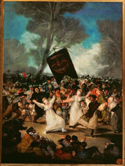 沙丁鱼之葬（木板绘画） 作者 弗朗西斯科·何塞·德·戈雅 y Lucientes