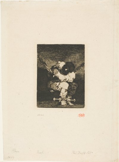 监禁与犯罪一样野蛮（"小囚犯） 作者 弗朗西斯科·何塞·德·戈雅 y Lucientes