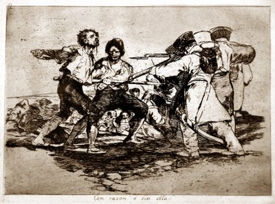 战争灾难：Con Razon o Sin Ella（对或错） 作者 弗朗西斯科·何塞·德·戈雅 y Lucientes