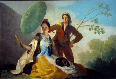 弗朗西斯科·德·戈雅 (1746-1828) 18 世纪马德里普拉多博物馆的阳伞画 作者 弗朗西斯科·德·戈雅