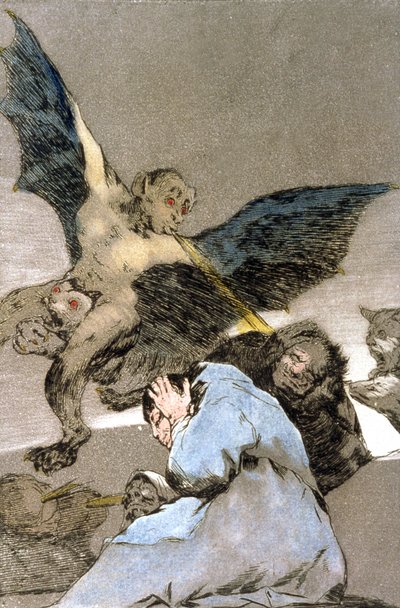 怪物，雕刻 1797-1799 作者 弗朗西斯科·何塞·德·戈雅 y Lucientes