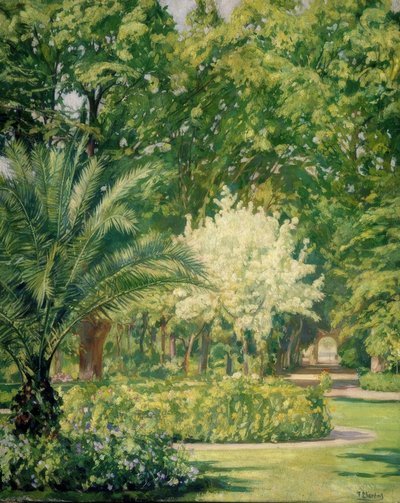 VERE CLARO-BOTANICO JARDIN –1934–79X100 CM– 作者 弗朗西斯科·洛伦斯·迪亚兹