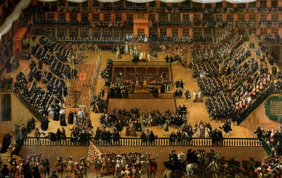 1683年马德里市长广场的信仰之车 作者 弗朗西斯科日子