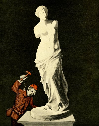1903年，一位没有文化的英国人在米洛维纳斯（Milus Veno de Milo）中挣扎 作者 Francisco Sancha y Lengo