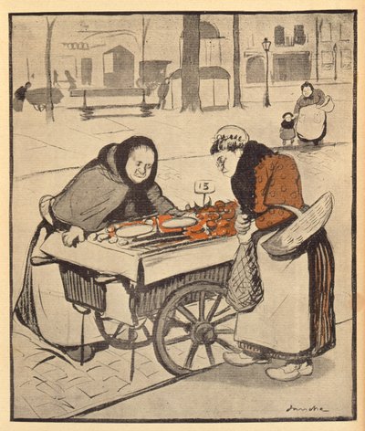 这对我来说有点贵，来自于1902年3月8日的LAssiette au Beurre（彩色版画） 作者 Francisco Sancha y Lengo