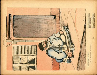 黄油板，第47号，彩色讽刺画 作者 Francisco Sancha y Lengo