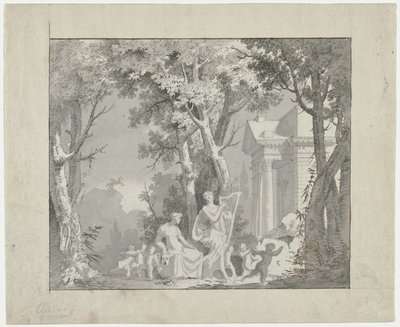 古典场景，1775-1800年。 作者 弗朗西斯科·维埃拉