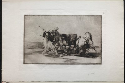 斗牛：荒野在西班牙定居，放弃了《古兰经》的迷信，1876年。 作者 弗朗西斯科·德·戈雅