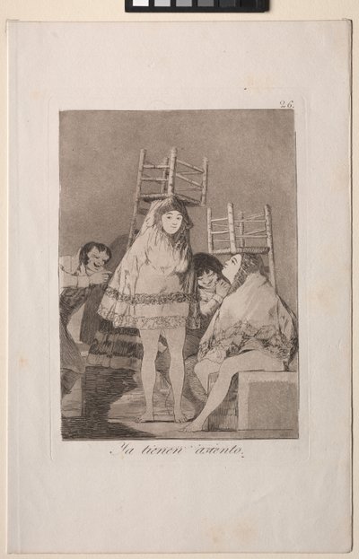 Caprichos：  他们已经有了座位（即底层） 作者 弗朗西斯科·德·戈雅