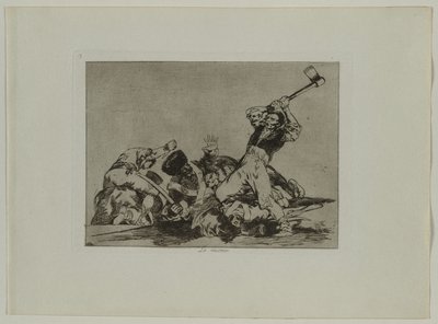 战争灾难：Pl。，3，同物，1810-1813。 作者 弗朗西斯科·德·戈雅