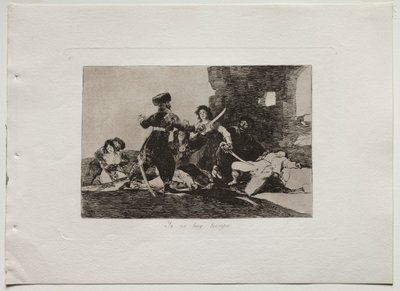 战争灾难：现在没有时间，1810-20。 作者 弗朗西斯科·德·戈雅