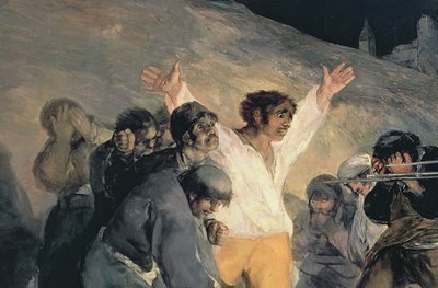 执行马德里捍卫者，1808年5月3日，1814年油画细节507 作者 弗朗西斯科·德·戈雅