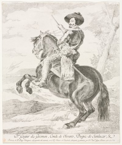 加斯帕·德·古兹曼（Gaspar de Guzman），1778年。 作者 弗朗西斯科·德·戈雅