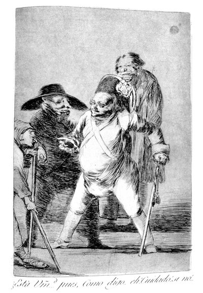 这是您的阁下，1799年 作者 弗朗西斯科·德·戈雅