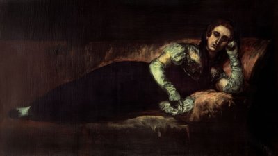 LA CONDESA DE BAENA-1819-92×160 作者 弗朗西斯科·德·戈雅