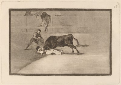 佩佩-伊洛在马德里竞技场的不幸之死（La desgraciada muerte de Pepe Illo en la plaza de Madrid） 作者 弗朗西斯科·德·戈雅