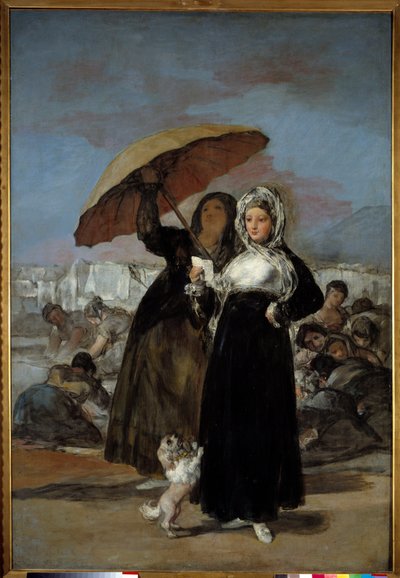 La lettre ou les jeunes Painting by Francisco de Goya (1746-1828) 1814 Sun. 1,81x1,25 m Lille, Musee des Beaux Arts 作者 弗朗西斯科·德·戈雅
