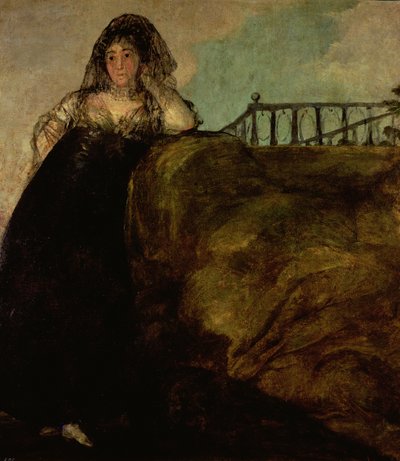 Leocadia Zorilla，艺术家的管家，1821年 作者 弗朗西斯科·德·戈雅