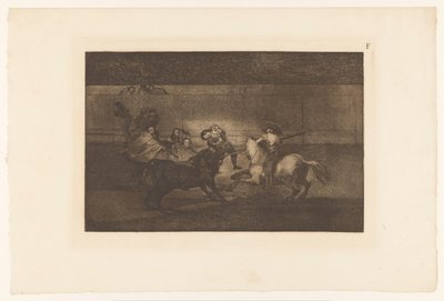 男子被牛角刺中
佩佩-伊洛之死
斗牛（系列名称）
La Taureaumachie（系列标题）
La Tauromaquia（系列标题） 作者 尤金·洛泽莱特