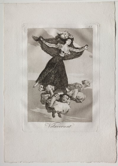 八十个卡普里科斯：伏拉韦伦特（1793-1798）。 作者 弗朗西斯科·德·戈雅
