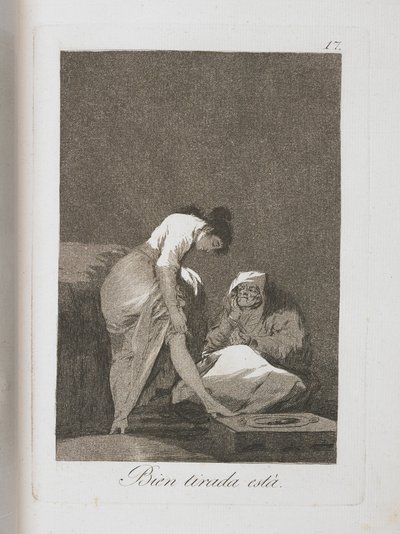来自Los Caprichos的板块，1797-1798 作者 弗朗西斯科·德·戈雅