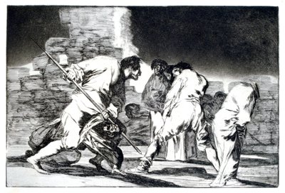 愤怒之谜，1819-1823 作者 弗朗西斯科·德·戈雅