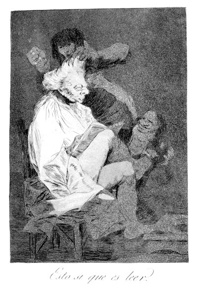 当然可以阅读，1799年 作者 弗朗西斯科·德·戈雅