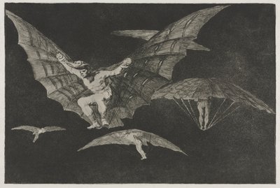 箴言：飞行方式，1864年。 作者 弗朗西斯科·德·戈雅
