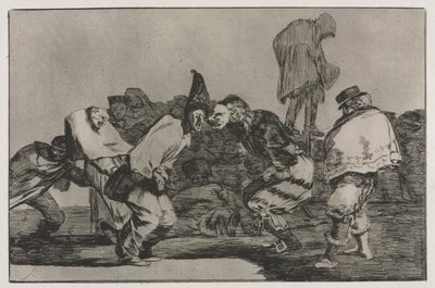 谚语：狂欢节愚人节，1864年。 作者 弗朗西斯科·德·戈雅