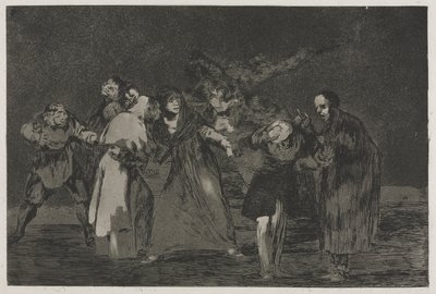 箴言：伤口比草率的言语要快，1864年。 作者 弗朗西斯科·德·戈雅