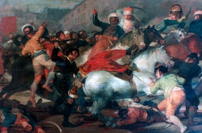 1808年5月2日：Mamelukes冲锋队，1814年 作者 弗朗西斯科·德·戈雅