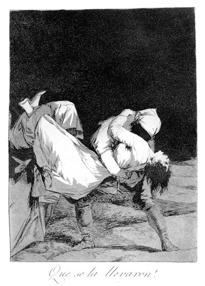 他们抬走了她！，1799年 作者 弗朗西斯科·德·戈雅