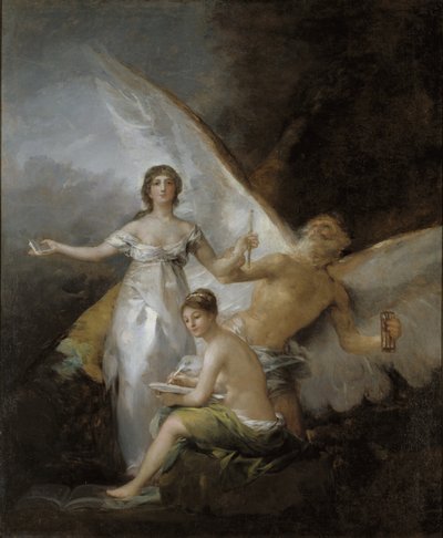 真相，时间和历史，1804-08 作者 弗朗西斯科·德·戈雅
