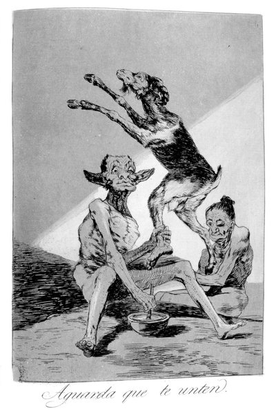 等到你被膏了，1799年 作者 弗朗西斯科·德·戈雅