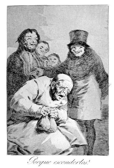 为什么要隐藏它们！，1799年 作者 弗朗西斯科·德·戈雅