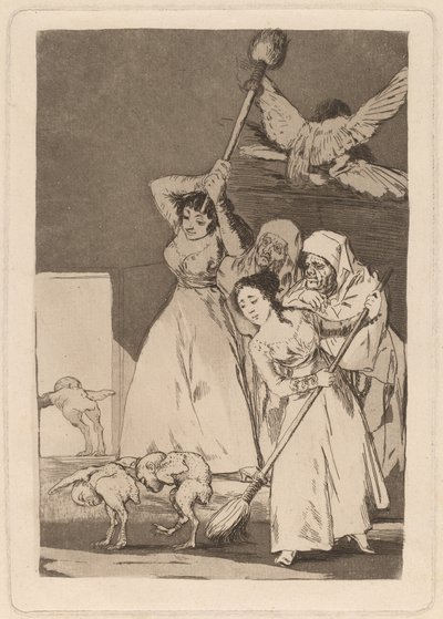 Ya van desplumados (There They Go Plucked) 作者 弗朗西斯科·德·戈雅