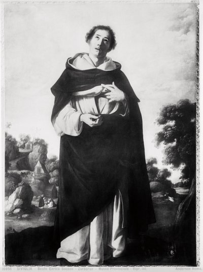 祝福亨利苏索，1636-38 作者 弗朗西斯科·德祖巴兰