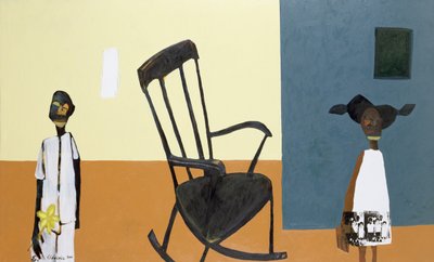 外婆的房间 I，2000 年（混合媒介画布） 作者 