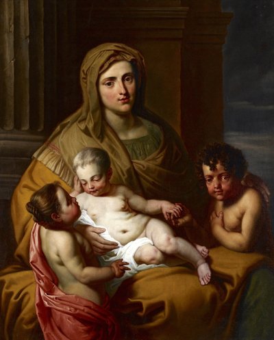 慈善，17世纪晚期 作者 Franco Flemish School