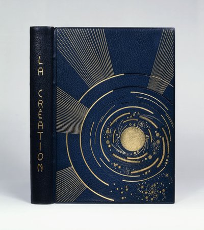 约瑟夫·查尔斯·马德鲁斯（Joseph-Charles Mardrus）的《创世记》（La Creation）的书封面 作者 弗朗索瓦·路易斯（后）铁匠