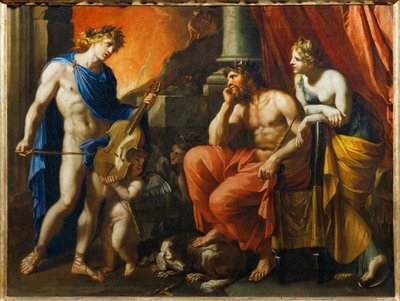 Orphee devant Pluton et Proserpine - Orpheus before Pluto and Proserpina ... 作者 弗朗索瓦 (1590-1650)（之后）巴黎水