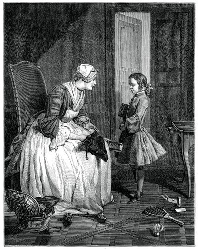 The Governess，1739 1885年。 作者 弗朗索瓦·伯纳德·勒皮西