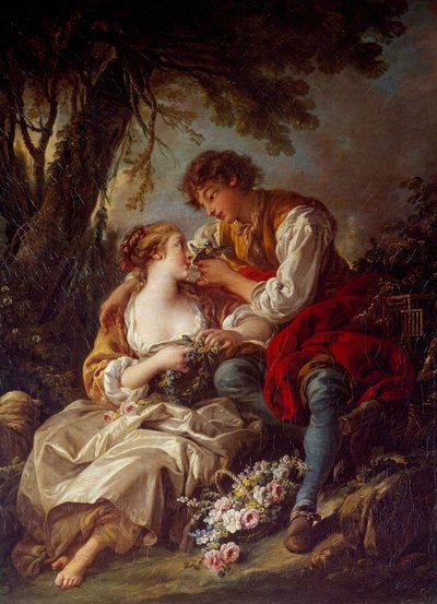 拉笼 Francois Boucher (1703-1770) 1763 年作画 0,93x0,73 m 作者 François Boucher