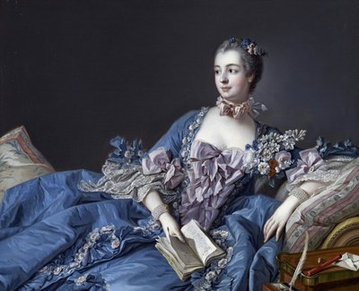 蓬巴杜侯爵夫人 (1721-1764) 的肖像 (Jeanne Antoinette Poisson, Marquise de Pompadour 作者 弗朗索瓦·布歇