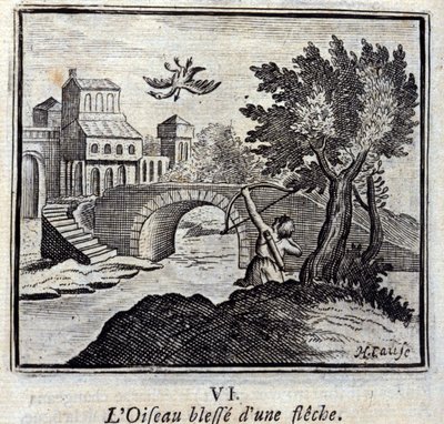 让-德-拉封丹（1621-95）的寓言。插图：弗朗索瓦-肖沃（1613-1676）。1728年的版本。 作者 弗朗索瓦·夏维