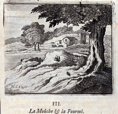 让-德-拉封丹（1621-95）的寓言。插图：弗朗索瓦-肖沃（1613-1676）。1728年的版本。 作者 弗朗索瓦·夏维