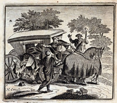治愈和死亡。Jean de La Fontaine (1621-95)的寓言。插图：François Chauveau（1613-1676）。1728年的版本。 作者 弗朗索瓦·夏维