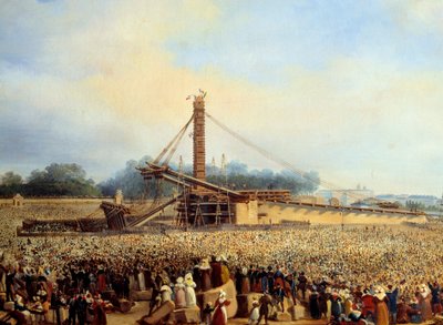 卢克索协和广场的方尖碑的建立（10月25日 作者 弗朗索瓦·杜波依斯（Francois Dubois）
